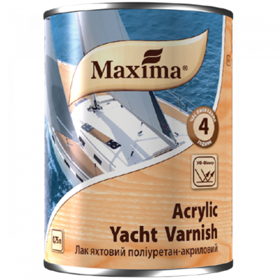 Лак яхтный полиуретан-акриловый Maxima