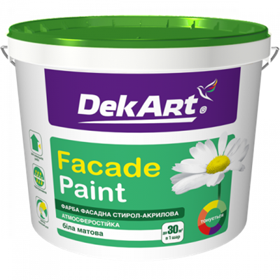 Краска фасадная DekArt Faсade Paint